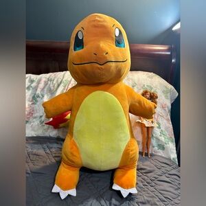 Official Pokémon Charmander 24” Plush – Super Soft & Collectible!